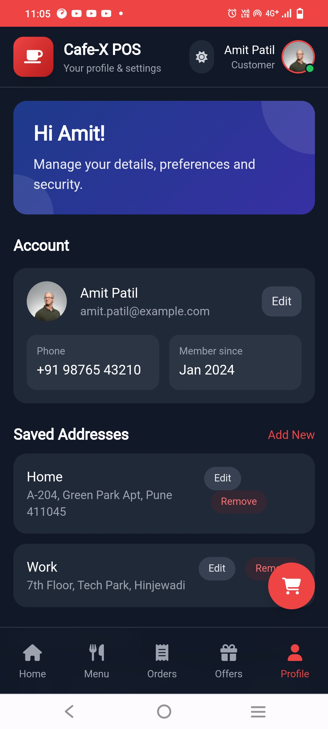 Cafe‑X POS mobile screenshot 4